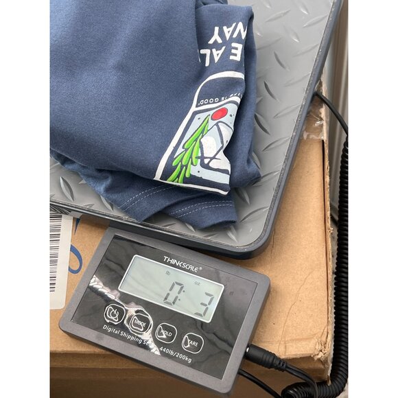 Life Is Good Gin-Gle All The Way Crusher Tee Size Medium Short Sleeve Blue NEW - Picture 6 of 6